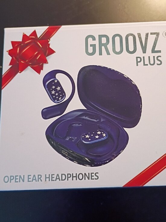 Groovz Other - Groovz Navy Stars Plus Open Ear True Wireless Headphones with Charging Case